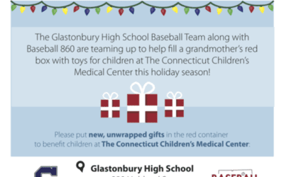 Baseball 860 teams up with the Glastonbury High School Baseball Team for the Holidays!